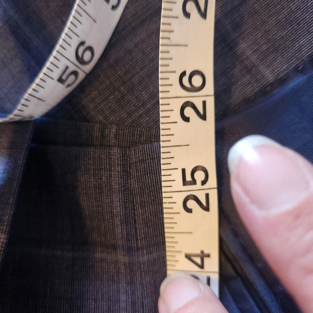 Lauren Ralph Lauren Men's Blue Plaid Suit Wool Blend EUC - Picture 8 of 10